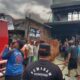 Ruko Panglong UD Sini Kasih Pamatang Simalungun Kec. Siantar tinggal puing-puing setelah dilalap sijago merah, Rabu (31/7).(Waspada/ist).