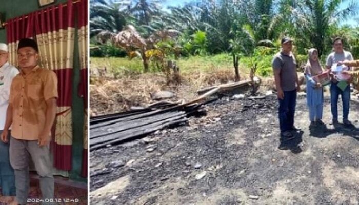 Korban Kebakaran Di Sosa Julu Terima Bantuan Dari Baznas Padang Lawas