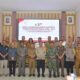 KAPOLRES Humbahas AKBP Hary Ardianto, SH., SIK., MH foto bersama usai Rakoor Lintas Sektoral Operasi Mantap Praja Toba 2024. Waspada/Ist