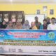 Tim PKM Dosen Universitas Samudra (Unsam) Langsa saat melakukan pengabdian masyarakat berupa Diseminasi Media Aughmented Reality Berbasis Budaya (ETNO-AR) bagi Guru Matematika SMP Negeri 1 Karang Baru Kabupaten Aceh Tamiang, Senin (5/8). Waspada/dede