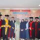 Dekan FTIK IAIN Langsa Dr. Amiruddin Yahya Azzawiy, MA saat menjadi penguji eksternal Promosi Doktor pada Pascasarjana (PPs) Universitas Islam Negeri Sumatera Utara (UINSU) Medan di ruang sidang Pascasarjana kampus setempat. Waspada/ist