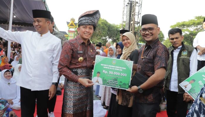 Dihadiri Ribuan Masyarakat, Tabligh Akbar Di Tebingtinggi Semarak
