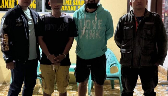 Polisi Ringkus Pencuri Molen Cor Beton Kantor Lurah Simalungun
