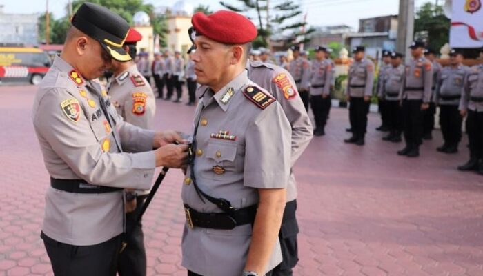 Kapolres Langsa Sertijab Kasat Reskrim