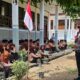 Kapolsek Barumun Tengah Iptu E. Sitorus, SH, MH, saat di SMA N1 Sihapas Barumun dalam rangka kegiatan Police go to school.(Waspada/Ist)