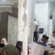 Bakal Calon Wali Kota, H. Affan Alfian Bintang, SE didampingi istri dan Bakal Calon Wakil Wali Kota, Irwan Faisal, SH didampingi istri, saat menyampaikan sambutan. (Waspada/Khairul Boangmanalu)