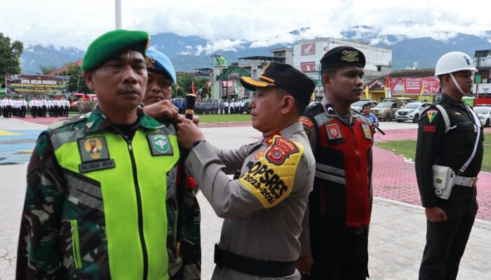Polres Laksanakan Apel Gelar Pasukan Operasi Mantap Praja Seulawah-2024