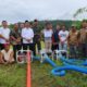 Pj Bupati Agara, Drs. Syakir, M.Si foto bersama saat penyerahan bantuan pompa air. Waspada/Seh Muhammad Amin