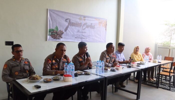 Tingkatkan Sinergi Untuk Keamanan, Polres Jumat Curhat Bersama BUMN