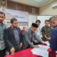 Rapat pleno terbuka Rekapitulasi Daftar Pemilih Hasil Pemutakhiran (DPHP) dan Penetapan Daftar Pemilih Sementara (DPS) Pemilihan Gubernur dan Wakil Gubernur Aceh dan Pemilihan Bupati dan Wakil Bupati Nagan Raya tahun 2024 di Grand Nagan, Minggu (11/8).(Waspada/Muji Burrahman)