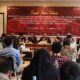 KPU Kab. Labusel menggelar rapat pleno terbuka penetapan DPS Pilkada Serentak tahun 2024 di Kab. Labusel, Minggu (11/8/2024), di Ballroom Hotel Grand Suma Kotapinang. Waspada/Deni Daulay