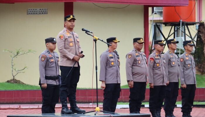 Kapolres Nias Jabarkan Commander Wish Kapolda Sumut Kepada Personel