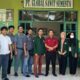 FOTO bersama Mill Manager PT GSS M. Samsul Bahri Ginting (tiga kanan) dengan unsur pimpinan/karyawan terkait dan mahasiswa USU yang mengakhiri praktikum. (Waspada/Ist)