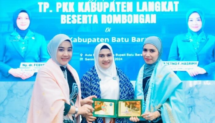 Kunker TP PKK Langkat Perkuat Kerja Sama Kesejahteraan Keluarga