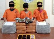 3 Tersangka Gagal Kirim 10 Kg Ganja Dari Sidimpuan Ke Bekasi