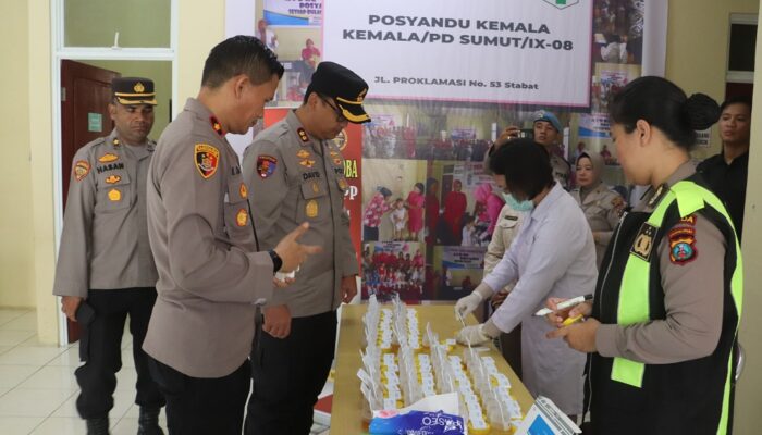 Kapolres Langkat Tes Urine