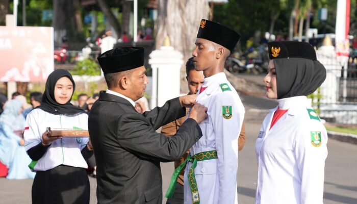 Pj Wali Kota Sabang Kukuhkan Anggota Paskibraka
