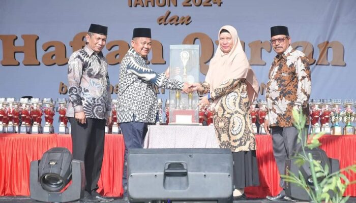 Seruway Pertahankan Juara Umum MTQ Tingkat Kabupaten