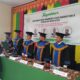 Mahasiswa ADI Aceh saat wisuda/tasyakuran angkatan X tahun akademik 2023/2024 di kampus ADI Komplek Markaz DDA Gampong Rumpet, Kecamatan Krueng Barona Jaya, Aceh Besar, Minggu (18/8/2024). (Waspada/T.Mansursyah)