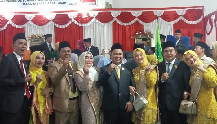 Arfan Habibi Bersama 29 Anggota DPRD Palas Periode 2024-2029 Dilantik