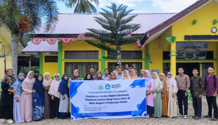 Dosen Universitas Samudra Beri Pelatihan Media Digital Berbasis Canva