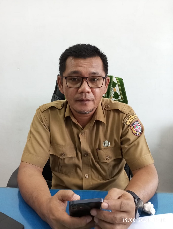 Kabid Pendapatan Badan Pengelola Keuangan Daerah Gayo Lues, Deddi Adrian, SE. Waspada/Ali Amran