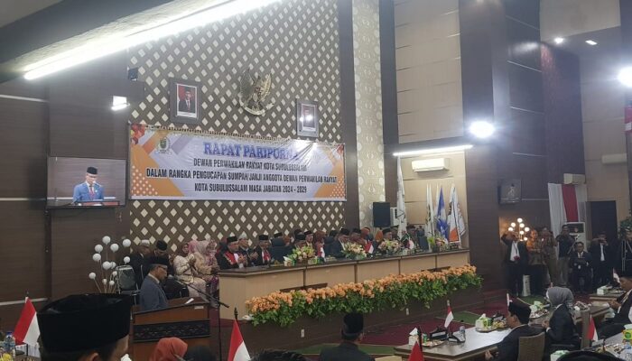 20 Anggota DPRK Subulussalam Dilantik