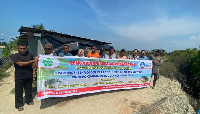 Diseminasi Teknologi Crab Pot Ala PKM Dosen Unsam