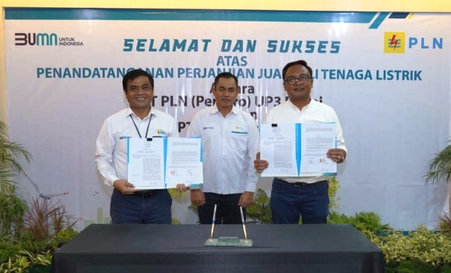 PEP Pangkalansusu Field teken MoU dengan PLN. Waspada/Ist