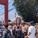 Pj Bupati Agara didemo puluhan mahasiswa dari HMI. Waspada/Seh Muhammad Amin