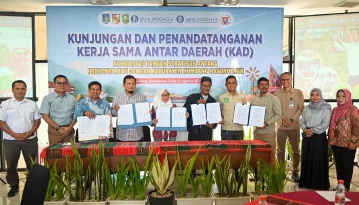 TPID Riau Jalin Kerjasama Perdagangan Dengan Kabupaten Humbahas