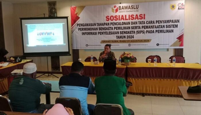Cegah Sengketa Pencalonan Pilkada Labusel, Bawaslu Gelar Sosialisasi