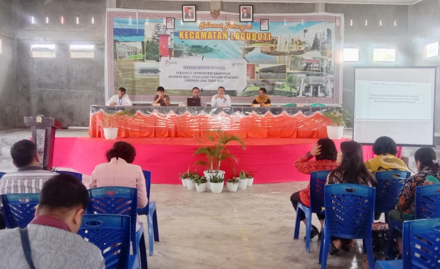 Rapat Advokasi dan Koordinasi Kelompok Kerja Operasional (Pokjanal) Posyandu Kabupaten Toba Tahun 2024 yang digelar di Aula Kantor Camat Laguboti, Kamis (22/8). Waspada/Ist