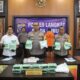 Kapolres Langkat AKBP David Triyo Prasojo, SH, SIK M.Si, melakukan press release  kasus tindak Pidana Narkotika di wilayah hukum Polres Langkat di Aula Wirasatya Polres Langkat, Jum'at (23/08/2024). Waspada/ist