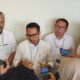 Kepala Kantor Wilayah BPJS Ketenagakerjaan Sumbagut, Henky Rhosidien saat diwawancarai wartawan di sela-sela acara Media Gathering dengan jurnalistik Sumut Aceh di Radisson, Jumat (23/8).Waspada/ist.