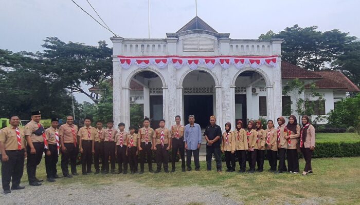 Pramuka Aceh Tamiang Sambangi Tempat Bersejarah