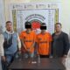 Kedua pelaku NA alias Borang dan AK alias Wawan serta barang bukti.(Waspada/ist)