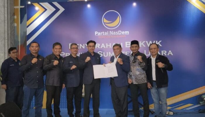 Terima B1-KWK NasDem, Yusuf Siregar: Semoga Masyarakat Cerdas Berpikir Untuk Perubahan