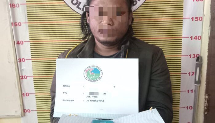 Miliki Sabu, Pria Di Samosir Diringkus Polisi