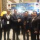 IRWAN Faisal, SH (empat kiri) usai dipakaikan jas dan disematkan Pin Nasdem foto bersama dengan unsur Pimpinan DPW dan DPD Nasdem. (Waspada/Ist)