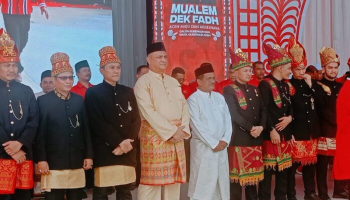 Bacalon Bupati Dan Wakil Bupati Aceh Tamiang Tampil Beda Dengan Telok Belanga