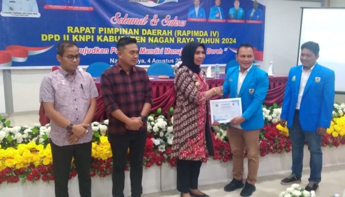 Pj Bupati Buka Rapimda IV DPD KNPI Nagan Raya