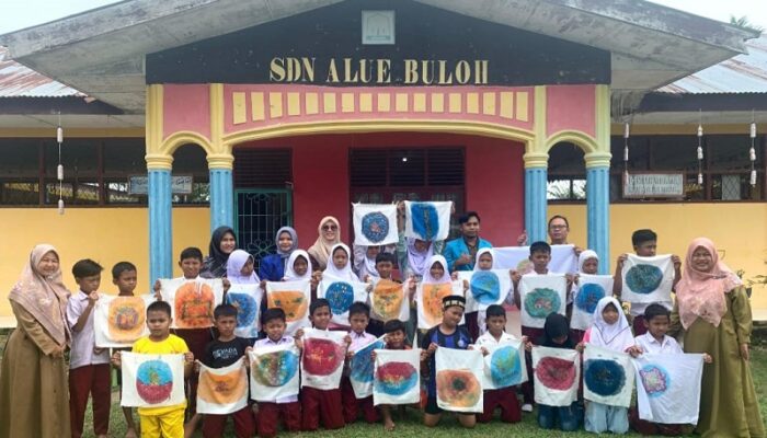Batik Samudra Hidupkan Ragam Hias Pesisir Aceh Di SDN Alue Buloh