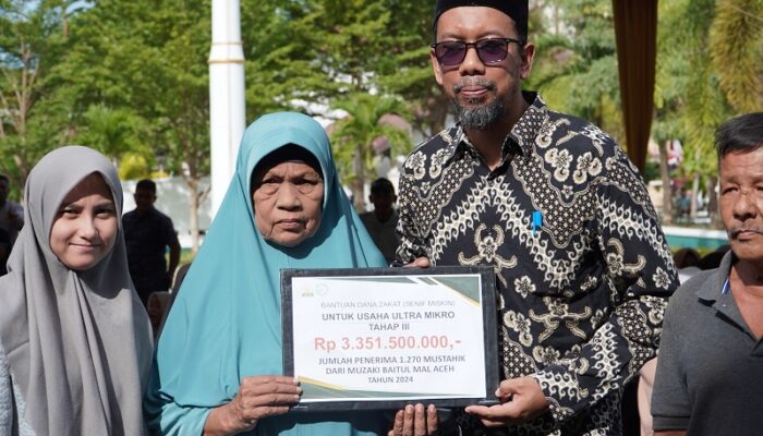 BMA Salurkan Bantuan Ultra Mikro Rp3,35 Miliar Kepada 1.270 Mustahik