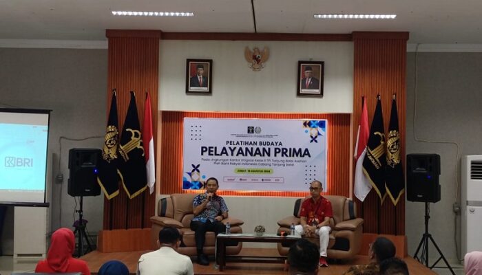 Kantor Imigrasi TBA Gelar Pelatihan Budaya Pelayanan Prima Bersama BRI BO Tanjungbalai