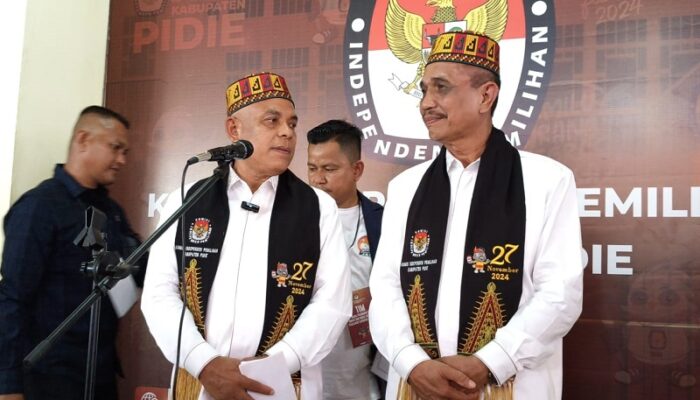 Bacalon Bupati-Wakil Wakil Bupati Pidie Jalur Independen JASA Daftar Ke KIP