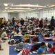 RATUSAN anak di Pangkalansusu ikuti lomba mewarnai. Waspada/Ist