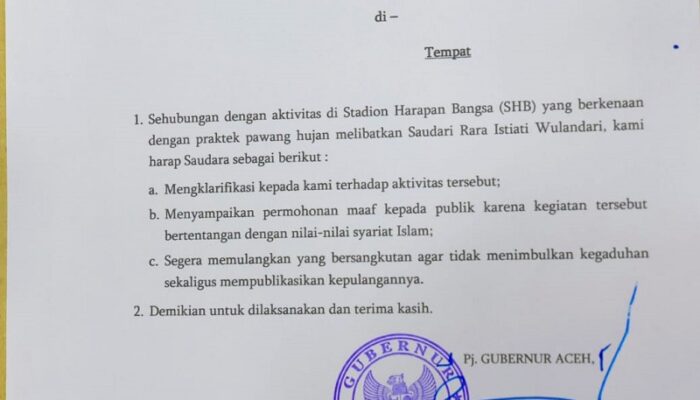 Rara Pawang Hujan Akhirnya Dipulangkan