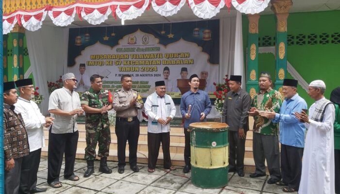 56 Peserta Meriahkan MTQ Ke-57 Kecamatan Babalan 