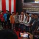 Prosesi pendaftaran Calon Bupati/Wakil Bupati Batubara, Zahir-Aslam Rahuda ke KPU Batubara pada Pilkada 2024. Waspada/Iwan Has